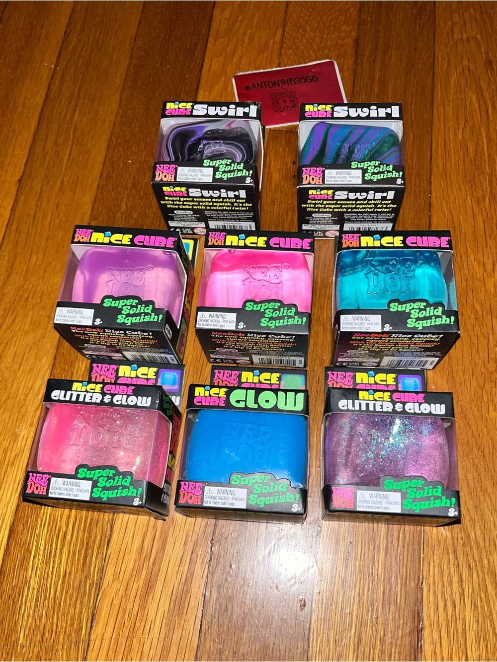 Schylling NeeDoh Nice Cube Super Solid Squish only 1 pick your color